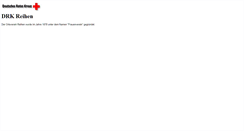 Desktop Screenshot of drk.reihen.de
